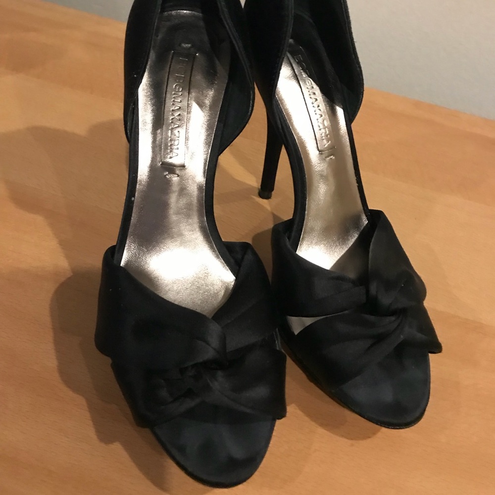 BCBG MAX AZRIA Paris Black textile Platforms